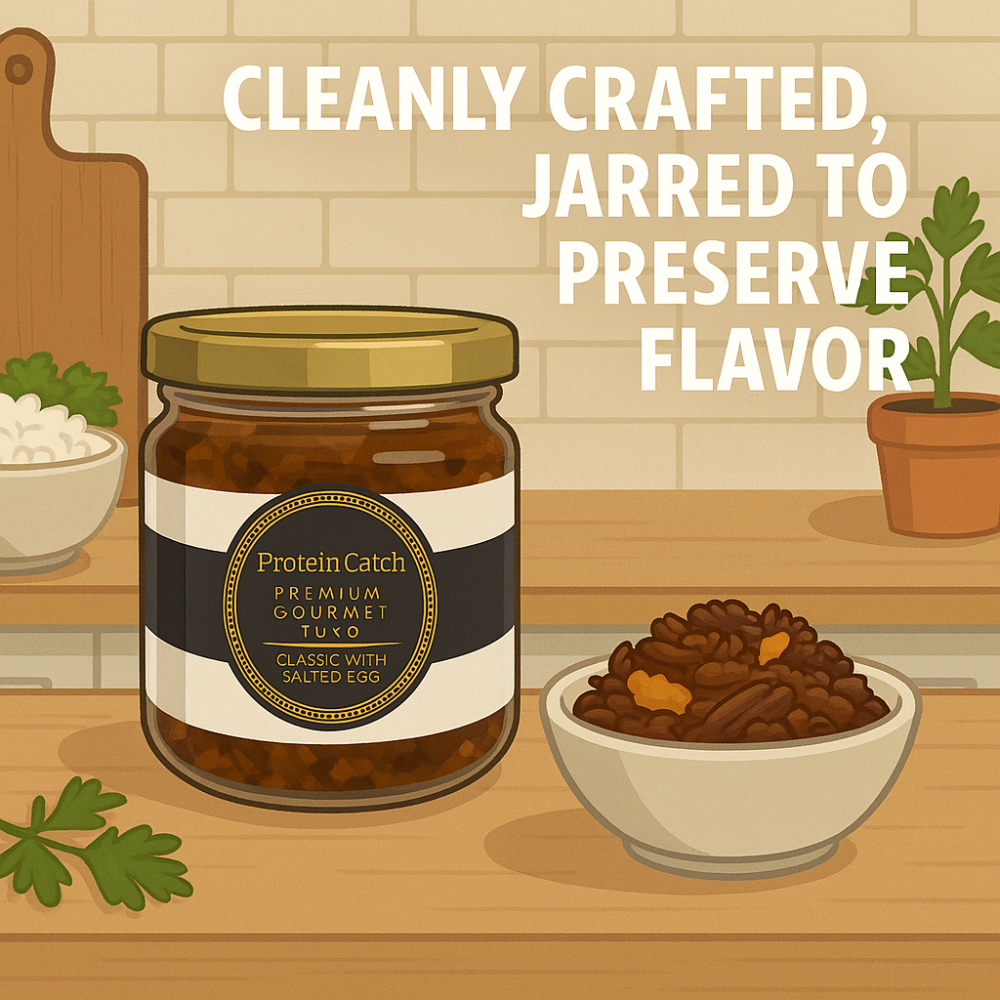 Classic Tuyo with Salted Egg - Double Filipino Breakfast Delight (200g)